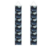 Bannière de porche de remise de diplôme YYHWHJDE Aigle sous les étoiles, bannière décorative pour extérieur et intérieur, cour, fête, 30,5 x 180,3 cm