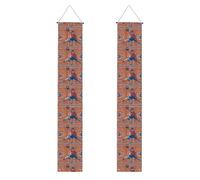 Bannière de porche de remise de diplôme YYHWHJDE Basketball Sport Impression Décoration Bannière Panneau de porte, pour extérieur et intérieur, cour, fête, 30,5 x 180,3 cm