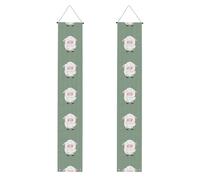 Bannière de porche de remise de diplôme YYHWHJDE belle impression agneau bannière décorative panneau de porte, pour extérieur et intérieur, cour, fête, 30,5 x 180,3 cm