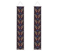 Bannière de porche de remise de diplôme YYHWHJDE belle impression papillon bannière décoration panneau de porte, pour extérieur intérieur cour fête 30,5 x 180,3 cm