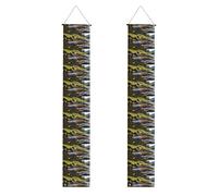 Bannière de porche de remise de diplôme YYHWHJDE Brook Trout Fly Fishing Printing Decor Banner Door Sign pour extérieur intérieur cour fête 30,5 x 180,3 cm
