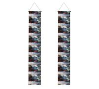 Bannière de porche de remise de diplôme YYHWHJDE Niagara Falls - Bannière décorative pour extérieur et intérieur - 30,5 x 180,3 cm