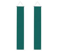 Bannière de porche de remise de diplôme YYHWHJDE solide vert foncé imprimé bannière décorative panneau de porte, pour extérieur et intérieur, cour, fête, 30,5 x 180,3 cm