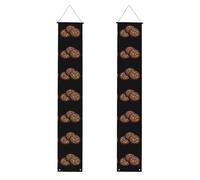 Bannière de porche de remise de diplôme YYHWHJDE Sweet Chocolate Cookies Impression Décoration Panneau de porte, pour extérieur et intérieur, cour, fête, 30,5 x 180,3 cm