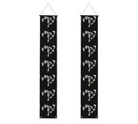 Bannière de porche de remise de diplôme YYHWHJDE The Devil's Footprints - Bannière décorative pour extérieur et intérieur - 30,5 x 180,3 cm