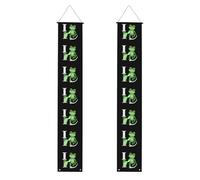 Bannière de porche de remise de diplôme YYHWHJDE The Frog Prince who said he loved you Impression décorative pour extérieur et intérieur 30,5 x 180,3 cm