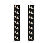 Bannière de porche de remise de diplôme YYHWHJDE The story of flowers and high heels Printing Decor Banner Door Sign for Outdoor Indoor Yard Party 30,5 x 180,3 cm