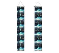 Bannière de porche de remise de diplôme YYHWHJDE Villes du futur - Bannière décorative pour extérieur et intérieur - 30,5 x 180,3 cm