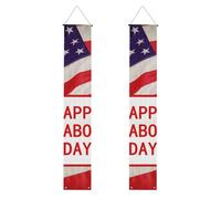 Bannière de porche « Happy Labor Day » - Décorations de remise de diplôme 2025 - Bannière de porte d'entrée, de remise de diplôme pour intérieur et extérieur - Fournitures de fête