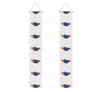 Bannière de porche imprimée de drapeau mongol 2025, décorations de félicitations, fournitures de fête, panneau de porche