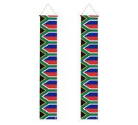 Bannière de porche imprimée drapeau de l'Afrique du Sud, décoration de festival, bannière de porche de bienvenue pour remise de diplôme