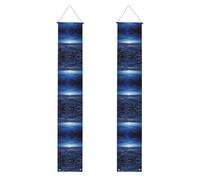 Bannière de porche imprimée étoiles pour Thanksgiving, bannières intérieures pour porte d'entrée, pour toutes les célébrations