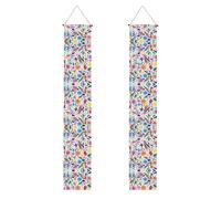 Bannière de porche mexicaine Otomi - Décoration de fête - Porche à suspendre - Décoration de fête - Fournitures de fête pour diplômé