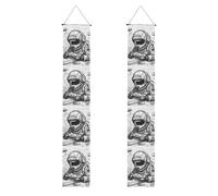 Bannière de porche monochrome de style croquis 2025, décorations de félicitations, fournitures de fête, panneau de porche