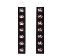 Bannière de porche pour remise de diplôme BROLEO People reveling under the fireworks - Bannière décorative pour extérieur et intérieur - 30,5 x 180,3 cm
