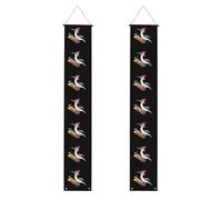 Bannière de porche pour remise de diplôme WHJSHOP Woodpecker à la recherche de nourriture - Bannière décorative pour extérieur et intérieur - 30,5 x 180,3 cm