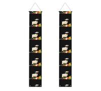 Bannière de porche pour remise de diplôme YYHWHJDE Lamb in the fruit Impression décorative pour extérieur intérieur cour fête 30,5 x 180,3 cm