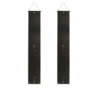 Bannière de porche réutilisable avec cordes de suspension Motif hiéroglyphes égyptiens anciens