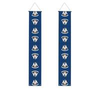 Bannière de porche WZYWHJ avec drapeau de l'État de Louisiane - Décoration murale à suspendre - Pour extérieur et intérieur - 30,5 x 180,3 cm