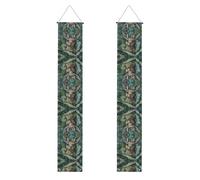 Bannière de porche WZYWHJ Kangourou dans le chou, décoration murale à suspendre, pour extérieur et intérieur, cour, fête, 30,5 x 180,3 cm