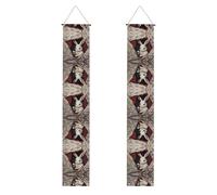 Bannière de porche « WZYWHJ Little White Rabbit in the Quilt » - Décoration murale à suspendre - Pour extérieur et intérieur - 30,5 x 180,3 cm