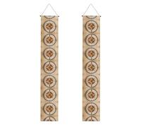 Bannière de porche WZYWHJ Loi de la Boussole Motif Navigation Décoration Murale Bannière Panneau de Porte pour Extérieur Intérieur Yard Party 30,5 x 180,3 cm