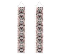 Bannière de porche WZYWHJ Love Hibou Impression Décoration Murale Panneau de Porte pour Extérieur Intérieur Yard Party 30,5 x 180,3 cm