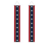 Bannière de porche WZYWHJ Mississippi avec drapeau de l'État du Mississippi - Décoration murale à suspendre - Pour extérieur et intérieur - 30,5 x 180,3 cm