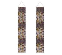 Bannière de porche WZYWHJ Picnic in the Sun imprimée décorative à suspendre au mur pour extérieur intérieur cour fête 30,5 x 180,3 cm