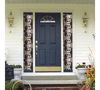 Bannière de porche WZYWHJ Shih Tzu - Décoration murale à suspendre - Pour extérieur et intérieur - 30,5 x 180,3 cm
