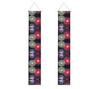 Bannière de porche WZYWHJ Splendid feux d'artifice - Décoration murale à suspendre - Pour extérieur et intérieur - 30,5 x 180,3 cm