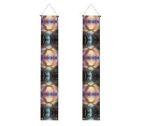 Bannière de porche WZYWHJ Wings on the Rainbow Bridge - Décoration murale à suspendre - Pour extérieur et intérieur - 30,5 x 180,3 cm