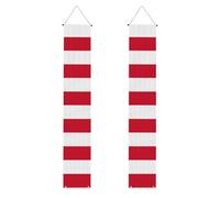 Bannière de porte imprimée drapeau de Monaco, bannière décorative à suspendre pour l'intérieur et l'extérieur pour les fêtes et célébrations