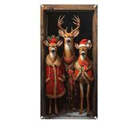 Bannière de porte plate de Noël, affichage des vacances saisonnières | Couverture de porte de Noël, affichage plat saisonnier, accent de vacances d'hiver, bannière d'entrée festive