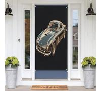 Bannière de porte saisonnière - Décorations de porte convertibles américaines nostalgiques - Panneau décoratif pour porte d'entrée, jardin, cour, patio, fête d'anniversaire