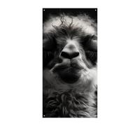 Bannière de protection de porte « A Little Camel » - 90 x 180 cm - Bannière de fête saisonnière - Panneau de bienvenue - Décoration verticale à suspendre pour porche, entrée, jardin