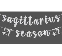 Bannière de saison du Sagittaire, panneau « Happy Birthday Sagittaire », grand énergie du sagittaire, 12 constellations du zodiaque sur le thème de la constellation du zodiaque, fournitures de