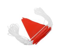 Bannière de Sécurité Périmétrique Portable à Haute Visibilité Rouge | Triangles Rouges, Span Réglable, Usage Parking et Chantier, pour Poteaux et Charges de Véhicule