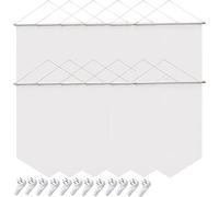 Bannière de sublimation vide, drapeau vide le jardin | Grandes bannières Panneaux Polyester Oxford Tissu Bannière de sublimation avec corde pour mur intérieur extérieur