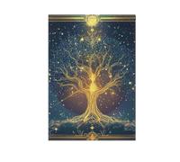 Bannière de tarot d'arbre pour décoration extérieure 28 x 40 cm double face