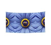 Bannière de vacances à suspendre, motif fleur, cœur, abeille, drapeau à suspendre, Halloween, fête de Noël, bannière de rassemblement d'amis, bannière décorative de 177,8 x 88,9 cm