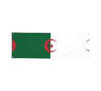 Bannière de vacances Drapeau de l'Algérie - 61 x 180,3 cm, parfaite pour les fêtes de fin d'année