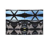 Bannière de vacances imprimée pour les fêtes de vacances et les cérémonies 180,3 x 119,4 cm