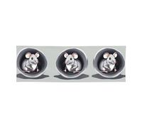 Bannière de vacances Mouse in the Hole - 61 x 180,3 cm, parfaite pour les fêtes de vacances