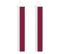 Bannière décorative à motif drapeau du Qatar - Peut être utilisée à l'intérieur ou à l'extérieur, un incontournable pour les fêtes de remise de diplôme et les célébrations de remise de diplôme