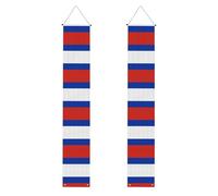 Bannière décorative à motif drapeau russe : peut être utilisée à l'intérieur ou à l'extérieur, un incontournable pour les fêtes de remise de diplôme et les célébrations de remise de diplôme