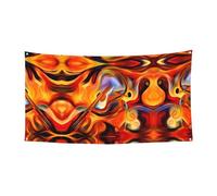 Bannière décorative à motif guitare abstraite - Parfaite pour les réunions de famille, les cérémonies de remise de diplôme, la décoration murale de photo - 90 x 180 cm