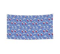 Bannière décorative à suspendre pour Halloween et Noël - Résistante à la décoloration pour une utilisation répétée