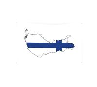 Bannière décorative avec drapeau finlandais - 6 x 0,9 x 1,5 m - 1,8 x 1,8 m - Pour intérieur et extérieur