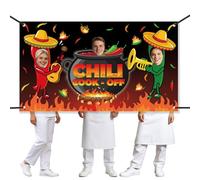 Bannière décorative Chili Cookoff (bannière chili)